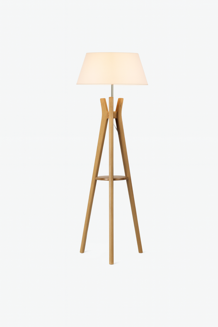 Bamboo Tripod Lamp