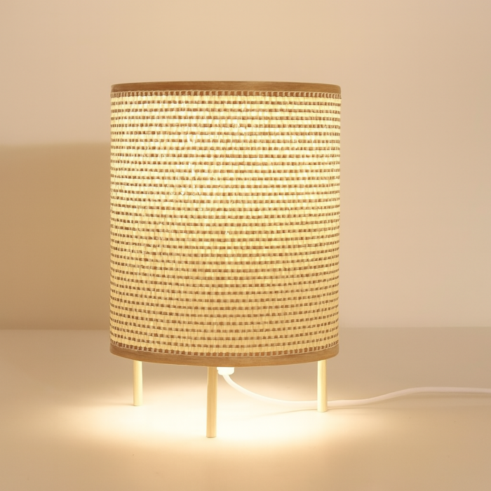 Bamboo Weave Table Lamp