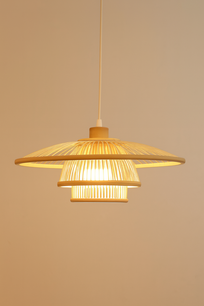 Layered Bamboo Pendant